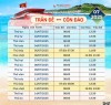 Thông Báo: Lịch Tàu Trần Đề - Côn Đảo 7/2025 (tàu Trưng Nhị)